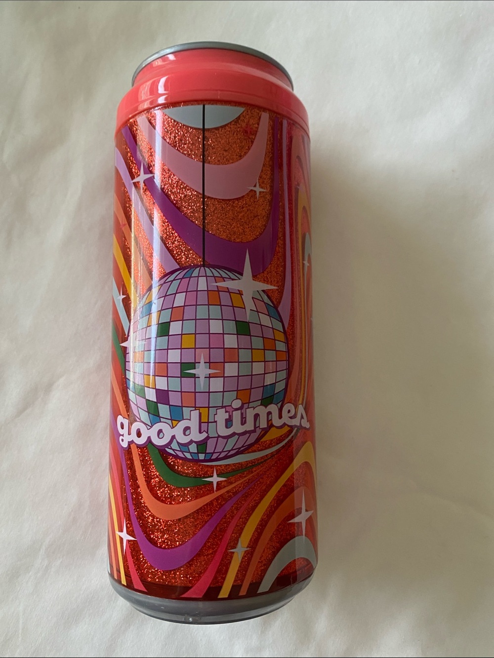 🦩Cool Gear tumbler Good Times Party Pink Disco Design🦩